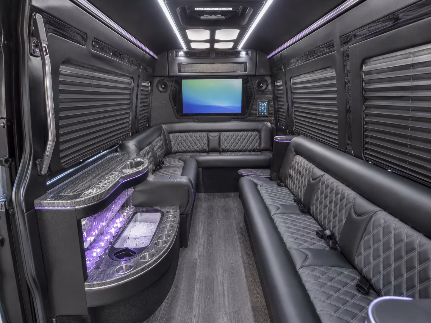 new york city party bus interior